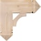Ekena Millwork Westlake Arts and Crafts Smooth Bracket w/ Offset Brace, Douglas Fir, 7 1/2"W x 18"D x 18"H BKT0806X18X18WTL03SDF - alternate 4